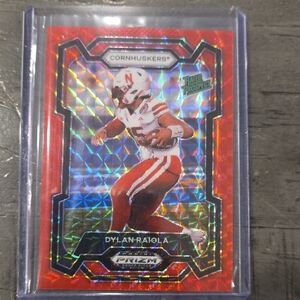 Panini Red Prismatic 119/125 Rated Prospect Football Card